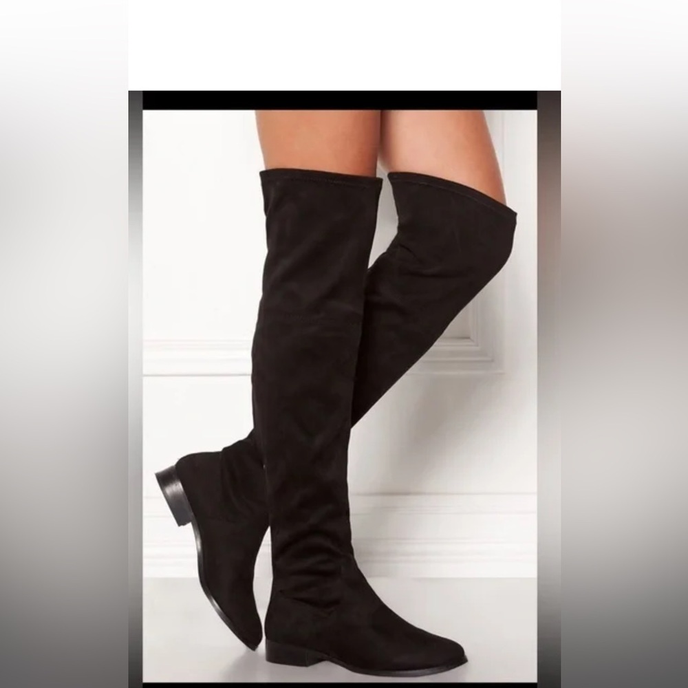 Steve Madden Black Over-the-Knee Boots